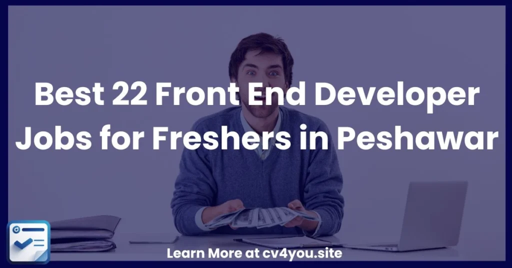 Best 22 Front End Developer Jobs for Freshers in Peshawar